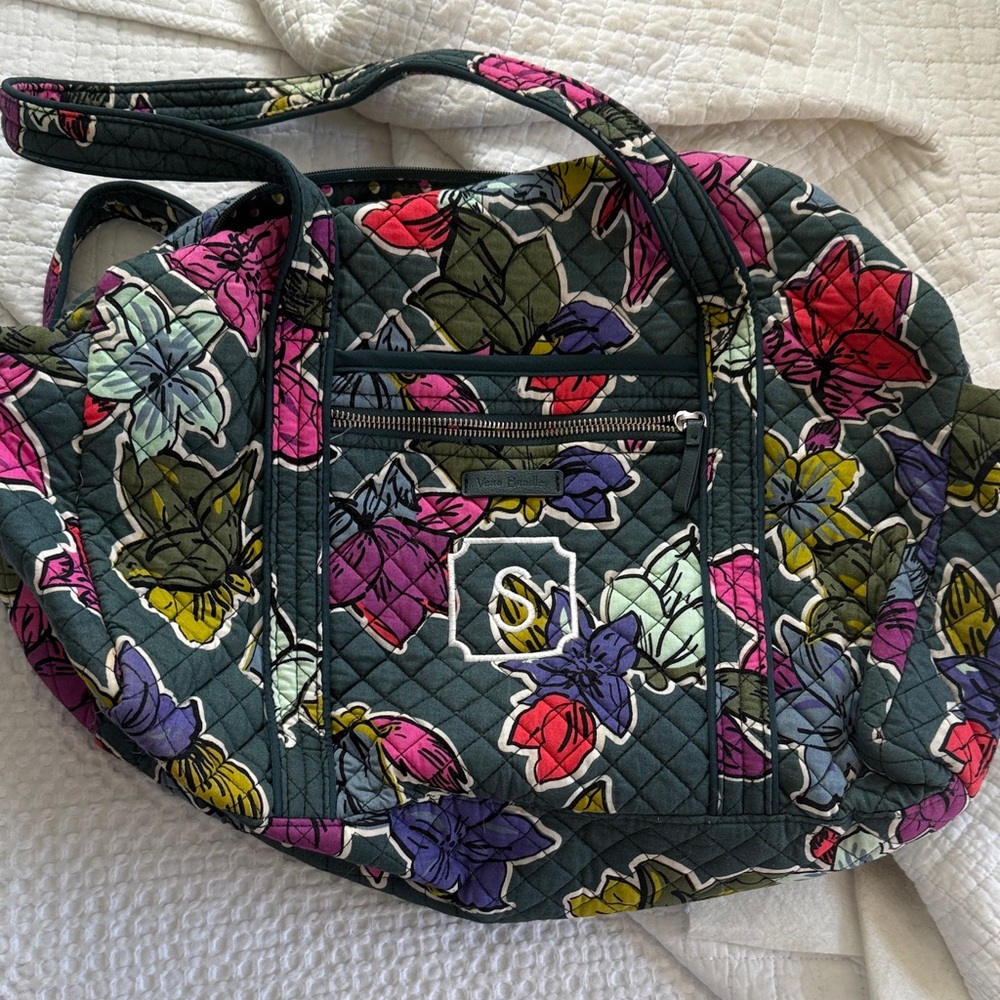 Floral Quilted Vera Bradley Duffel